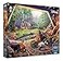 Buffalo Games Thomas Kinkade Disney Seven Dwarfs 1000 Piece Jigsaw Puzzle Sapphire Select Premium Blue Board Puzzle