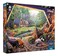 Buffalo Games Thomas Kinkade Disney Seven Dwarfs 1000 Piece Jigsaw Puzzle Sapphire Select Premium Blue Board Puzzle