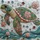 MINIWAN Sea Turtle Jigsaw Puzzles for Adults 500 Pieces Colorful Crystal Flower Ocean Puzzles Pretty Diamond Art Puzzle Difficult Unique Family Challenging Games Gift for Teens Adults Puzzle 20x20