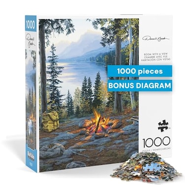 Buffalo Games Jigsaw Puzzle Room with a View by Darrell Bush 1000Piece Puzzle for Adults Includes Poster Made in USA