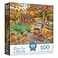 RoseArt Bigelow Illustrations Harvest at The Cabin 500 Piece Jigsaw Puzzle Autumn Scene Puzzle for Adults