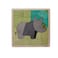 Ekoplay Tuff Rhinoceros Wooden Puzzle 16 Pieces Jigsaw Puzzle Endangered Animals for Kids 3 Years and Above