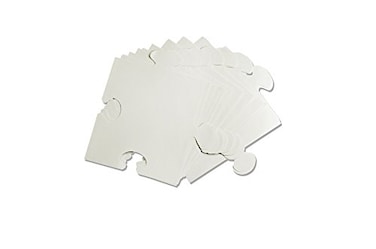 Roylco We Fit Together Puzzle Pieces Blank Puzzle Pieces for Crafts Create Your Own Puzzle WriteOn Cardboard Puzzle Pieces for Kids Classrooms DIY Projects