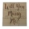 FashionJunkie4Life Will You Marry Me Proposal 9 Piece Square Jigsaw Puzzle Laser Engraved Basswood 35 x 35