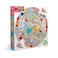eeBoo 500 Piece Puzzle Blue Bird Yellow Bird Jigsaw Puzzle for Adults Circular with 23 Diameter Made with Recycled Board VegetableBased Ink