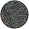 Bgraamiens PuzzleThe Indian Feather1000 Pieces Round Puzzle Color Challenge Jigsaw Puzzles for Adults