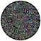 Bgraamiens PuzzleThe Indian Feather1000 Pieces Round Puzzle Color Challenge Jigsaw Puzzles for Adults