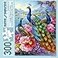 Bits and Pieces Large 300 Piece Jigsaw Puzzle for Adults Peacocks by Artist Oleg Gavrilov Completed Puzzle Size 18 x 24