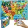 THINK2MASTER Think2Master Colorful United States Map 100 Pieces Jigsaw Puzzle Great for Families Great Gift USA234 X 165