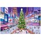 Tektalk 1000 Piece Wooden Puzzle Jigsaw Puzzle for Teens Adults Times Square in Christmas
