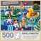 Bits and Pieces 500 Piece Jigsaw Puzzle for Adults Puppy Pool Party Summer Swimming Dog Jigsaw Puzzle by Artist William Vanderdasson Completed Puzzle Size 18 x 24