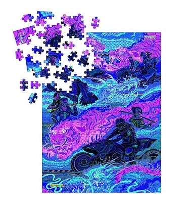Dark Horse Deluxe Cyberpunk 2077 Night City Gang Tyler Claws Puzzle