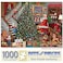 Bits and Pieces 1000 Piece Christmas Jigsaw Puzzle for Adults Christmas Joy by Bigelow Illustrations Santa Puzzle with Unique Random Cut Pieces 20 x 27 Puzzle Made from Recycled Materials