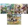 Bits and Pieces Value Set of Three 50 Piece Jigsaw Puzzles for Adults Dream Landscape Home Grown Sunrise Feasting Jigsaw Puzzles Completed Puzzle Size 15 x 19