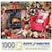 Bits and Pieces Cozy Christmas Jigsaw Puzzle for Adults Winter Holiday Dogs by Macneil Studio 1000 Piece Puzzle 20 x 27