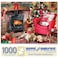 Bits and Pieces Cozy Christmas Jigsaw Puzzle for Adults Winter Holiday Dogs by Macneil Studio 1000 Piece Puzzle 20 x 27