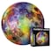 ANTELOPE Rainbow Moon 1000 Piece Jigsaw Puzzle for Adults Space Theme Paperboard Round Puzzle High Resolution Matte Finish No Dust Includes Poster 265 inches