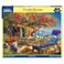 White Mountain 1000 Piece Jigsaw Puzzle Seaside Ocean View Puzzles with Large Pieces for Adults and Family 24x30 Coastal Paradise
