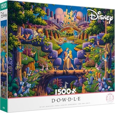 CEACO Ceaco Disney Dowdle Sleeping Beauty The Power of Love 1500 Piece Jigsaw Puzzle