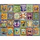 White Mountain 1000 Piece Jigsaw Puzzle Spooky Monster Collage Puzzles with Large Pieces Gift for Adults and Family 24x30 Halloween Crochet