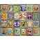 White Mountain 1000 Piece Jigsaw Puzzle Spooky Monster Collage Puzzles with Large Pieces Gift for Adults and Family 24x30 Halloween Crochet