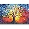 Blueforest Puzzles for Adults 1000 Pieces Stained Glass Tree of Life Puzzle for Adults Colorful Mosaic Jigsaw Puzzles 1000 Pieces with Letters on Back Hard Impossible Difficult Challenging Family Puzz