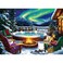 MINIWAN 500 Piece Winter Northern Lights Cozy Cabin Jigsaw Puzzle