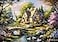 DKijoys Beautiful Cottage Jigsaw Puzzles 1000 Pieces for Adults Quaint Church 1000 Piece Jigsaw Puzzles for Adults