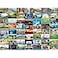 BenBen 1000 Piece Puzzle for Adults Iconic America 56 USA Landmarks Travel Landscape Puzzle Including National Parks Jigsaw Puzzles with Letters or Patterns on Back