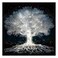 PPuzzling Glowing Tree of Life Puzzle for Adults 1000 Pieces Fantasy Forest White Tree Under Starry Night Sky Scene Jigsaw Puzzle Nature Landscape Puzzle Hard Challenging Puzzles for Adults