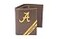 ZEP-PRO NCAA Alabama Crimson Tide ZepPro PullUp Leather Trifold Embossed Wallet Brown
