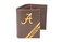 ZEP-PRO NCAA Alabama Crimson Tide ZepPro PullUp Leather Trifold Embossed Wallet Brown