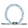 Rastaclat Braided Bracelet for Men and Women Zodiac Cancer BlueLight Blue Bracelet Adjustable Stackable Braided by Hand SmallMedium