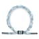 Rastaclat Braided Bracelet for Men and Women Zodiac Cancer BlueLight Blue Bracelet Adjustable Stackable Braided by Hand SmallMedium