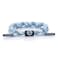 Rastaclat Braided Bracelet for Men and Women Zodiac Cancer BlueLight Blue Bracelet Adjustable Stackable Braided by Hand SmallMedium