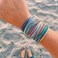 Starain 16Pcs Colorful String Bracelets for Women Beach Handmade Waterproof Braided Rope Bracelets Set Adjustable