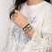 Starain Beach String Wave Bracelet for Women Handmade Waterproof Adjustable Boho Braided Rope Surfer Bracelets Set