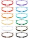 Yinkin Cross Bracelets Bulk for Kids Teens Adjustable Christian Friendship Bracelets for Sunday School Easter GiftsMulticolor