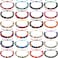 Sureio 24 Pieces VSCO Bracelets for Friendship Bracelets Woven Braided for Women and Men Boho Adjustable Ethnic Tribal Rope String