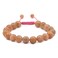 AD Beads Natural 10mm Gemstone Bracelets Healing Power Crystal Macrame Adjustable 79 Inch Sunstone