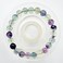 AD Beads Natural Gemstone Round Beads Stretch Bracelet Healing Reiki 8mm Grade A Fluorite