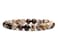 Angelstones Handmade Natural African Zebra Jasper Healing Gemstone 8mm Round Beads Stretch Crystal Bracelet 7 Inch Unisex