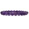Angelstones Handmade Natural Amethyst Healing Gemstone 8mm Round Beads Stretch Crystal Bracelet 7 Inch Unisex