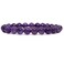 Angelstones Handmade Natural Amethyst Healing Gemstone 8mm Round Beads Stretch Crystal Bracelet 7 Inch Unisex