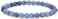 Angelstones Handmade Natural Blue Aventurine Healing Gemstone 6mm Round Beads Stretch Crystal Bracelet 7 Inch Unisex