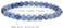Angelstones Handmade Natural Blue Aventurine Healing Gemstone 6mm Round Beads Stretch Crystal Bracelet 7 Inch Unisex