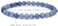 Angelstones Handmade Natural Blue Aventurine Healing Gemstone 6mm Round Beads Stretch Crystal Bracelet 7 Inch Unisex
