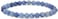 Angelstones Handmade Natural Blue Aventurine Healing Gemstone 6mm Round Beads Stretch Crystal Bracelet 7 Inch Unisex
