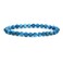 Angelstones Handmade Natural Blue Green Apatite Healing Gemstone 6mm Round Beads Stretch Crystal Bracelet 7 Inch Unisex