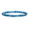 Angelstones Handmade Natural Blue Green Apatite Healing Gemstone 6mm Round Beads Stretch Crystal Bracelet 7 Inch Unisex